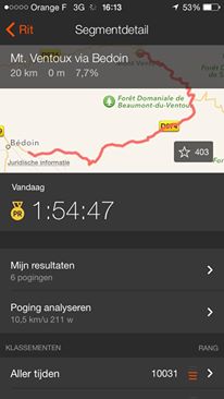 Strava Ventoux1:54:47