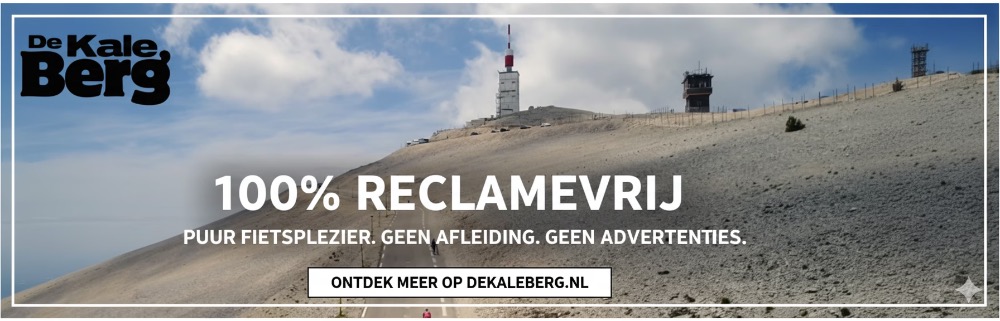 Geen advertenties op De Kale Berg