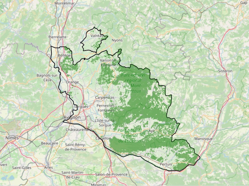 Klik op de kaart om te zien of er bossen zijn gesloten.