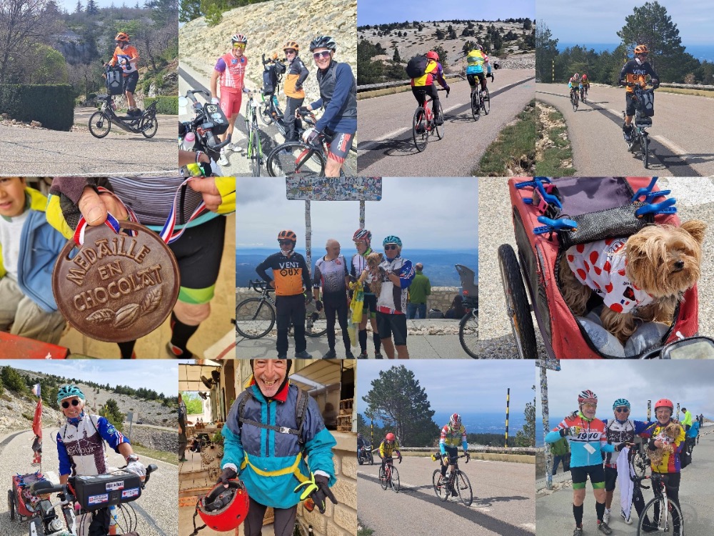 Een sfeerimpressie van de beklimming voorafgaand aan de huldiging van Ventouman.